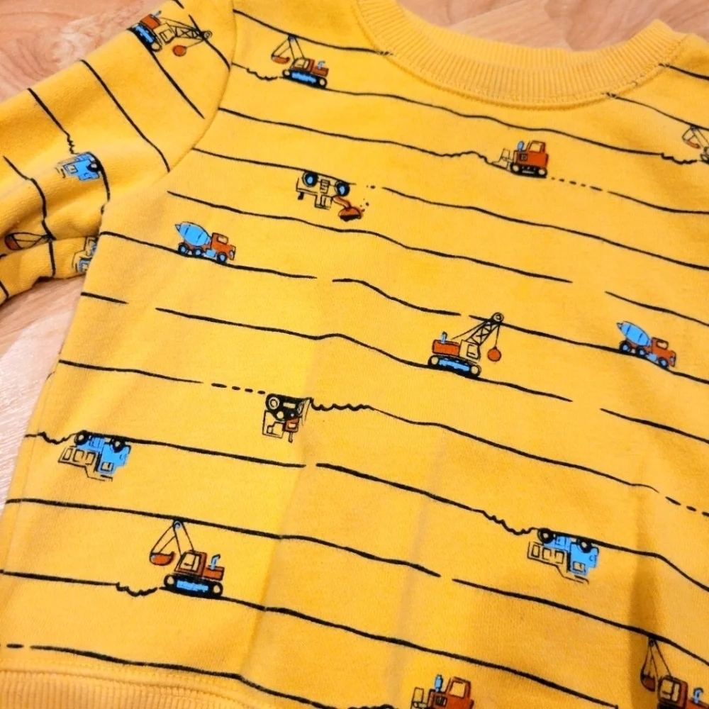 Bundle long sleeve baby tops sweatshirt size 12 months